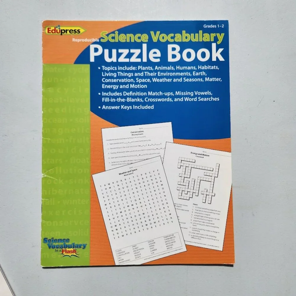 Workbook Activity Book Bundle Lot of 3 Books Multiplication Math Puzzle Card Gam